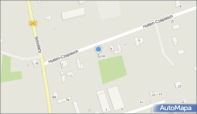 Gołańcz, Hutten-Czapskich B. i E., 3, mapa Gołańcz