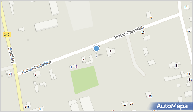 Gołańcz, Hutten-Czapskich B. i E., 7, mapa Gołańcz