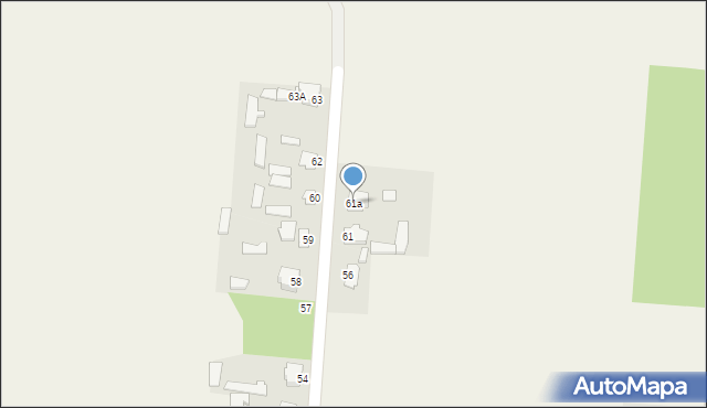 Hubale, Hubale, 61a, mapa Hubale