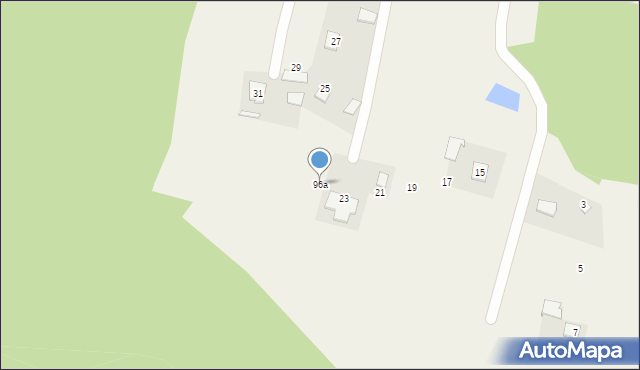 Hucina, Hucina, 96a, mapa Hucina