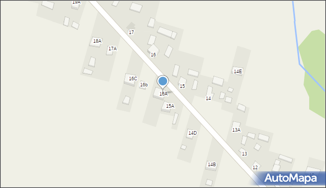 Hucisko, Hucisko, 16A, mapa Hucisko