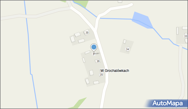 Hucisko, Hucisko, 37, mapa Hucisko