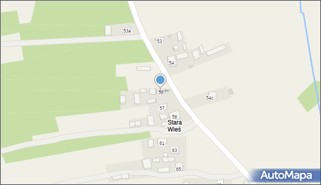 Hucisko, Hucisko, 56, mapa Hucisko