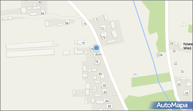 Hucisko, Hucisko, 77, mapa Hucisko