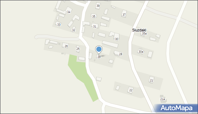 Hucisko, Hucisko, 19, mapa Hucisko