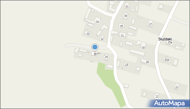 Hucisko, Hucisko, 26, mapa Hucisko