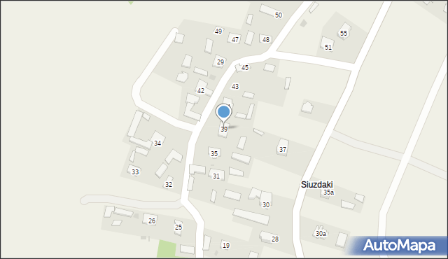 Hucisko, Hucisko, 39, mapa Hucisko