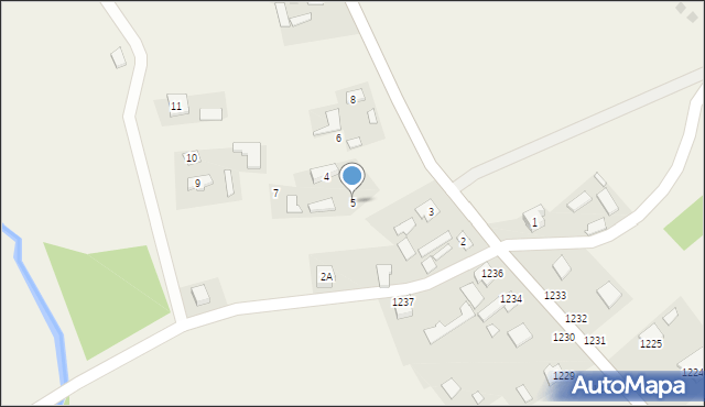 Hucisko, Hucisko, 5, mapa Hucisko