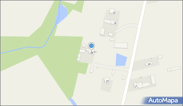 Hucisko, Hucisko, 16, mapa Hucisko