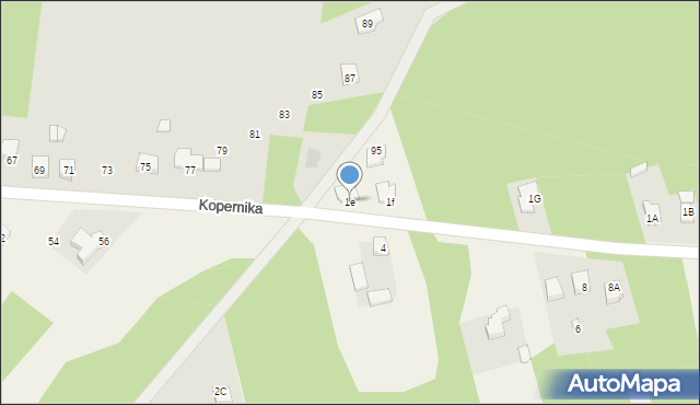 Hucisko, Hucisko, 1e, mapa Hucisko