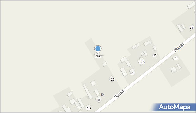 Humin, Humin, 29A, mapa Humin