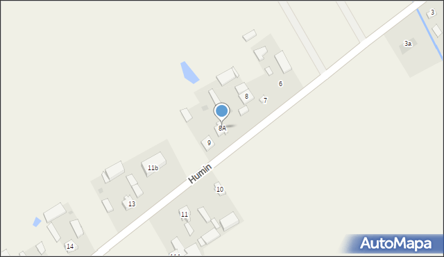 Humin, Humin, 8A, mapa Humin