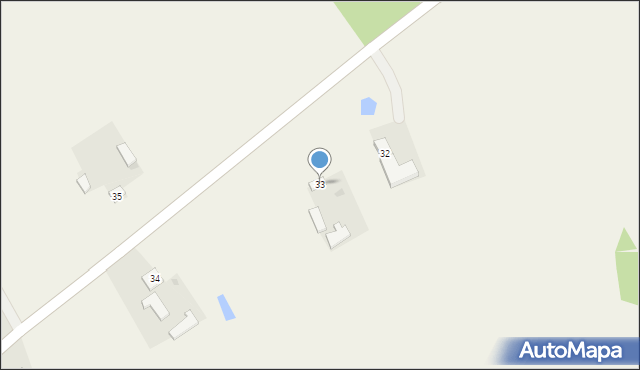 Humin-Dobra Ziemskie, Humin-Dobra Ziemskie, 33, mapa Humin-Dobra Ziemskie