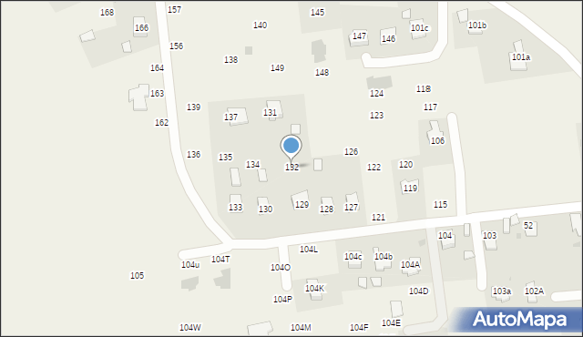 Hureczko, Hureczko, 132, mapa Hureczko