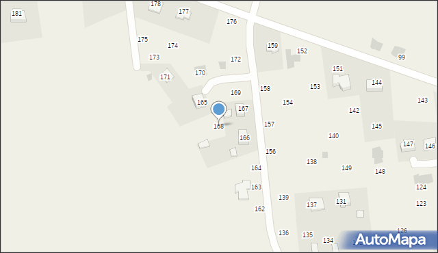 Hureczko, Hureczko, 168, mapa Hureczko