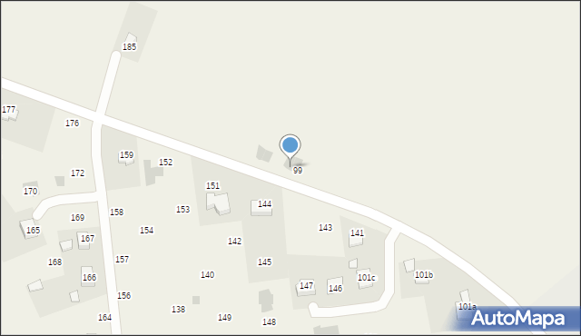 Hureczko, Hureczko, 99a, mapa Hureczko