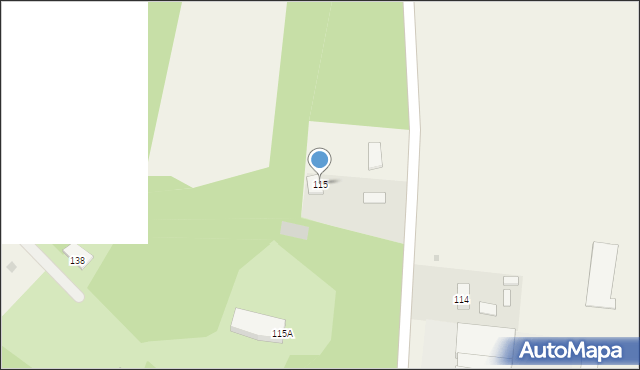 Huszlew, Huszlew, 115, mapa Huszlew