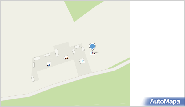 Huta, Huta, 11a, mapa Huta