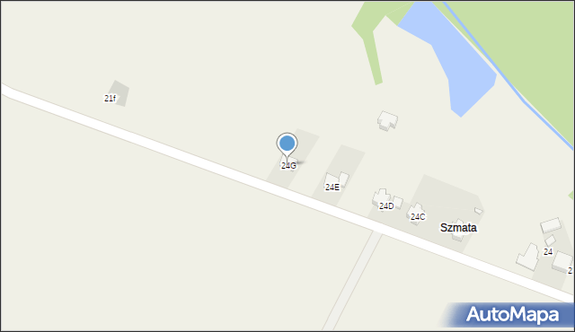 Huta, Huta, 24G, mapa Huta