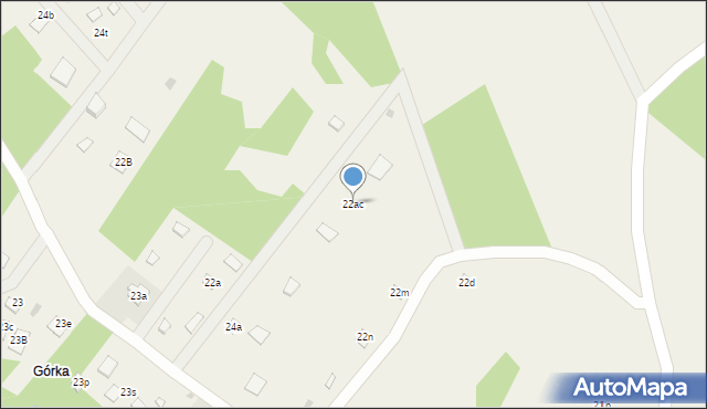 Huta, Huta, 22ac, mapa Huta