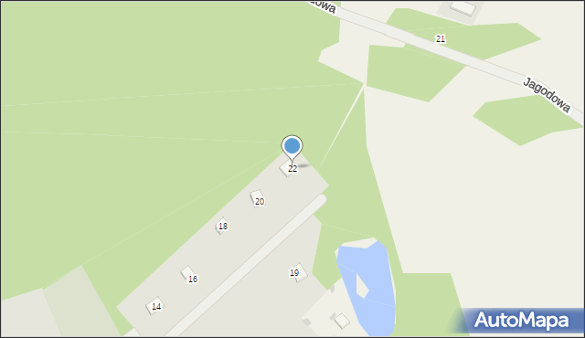 Huta Bardzyńska, Huta Bardzyńska, 22, mapa Huta Bardzyńska