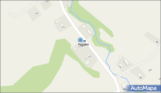 Huta Brzuska, Huta Brzuska, 115a, mapa Huta Brzuska