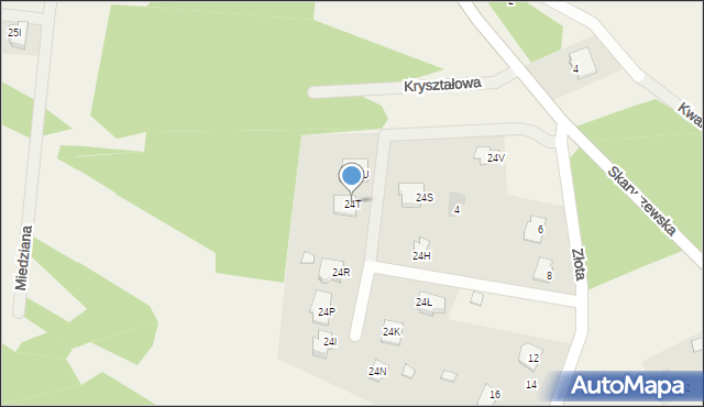 Huta Mazowszańska, Huta Mazowszańska, 24T, mapa Huta Mazowszańska