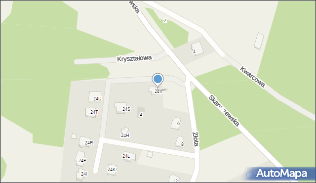 Huta Mazowszańska, Huta Mazowszańska, 24V, mapa Huta Mazowszańska