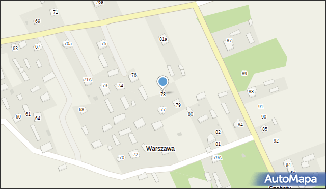 Huta Nowa, Huta Nowa, 78, mapa Huta Nowa