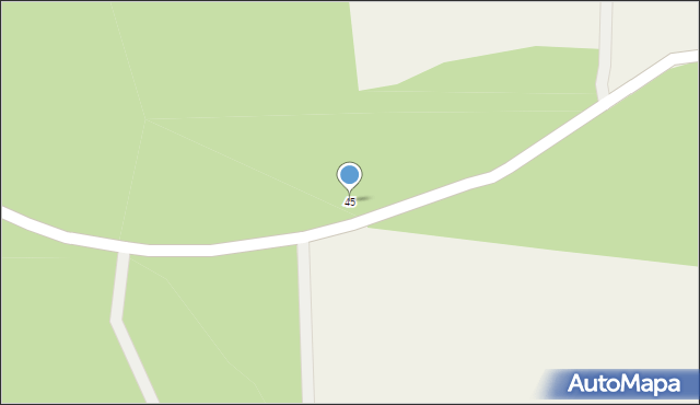 Huta Przedborska, Huta Przedborska, 45, mapa Huta Przedborska
