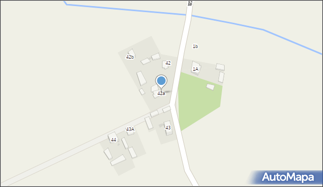 Huta Skaryszewska, Huta Skaryszewska, 42a, mapa Huta Skaryszewska