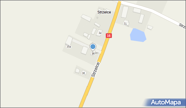 Huta-Strzelce, Huta-Strzelce, 35, mapa Huta-Strzelce