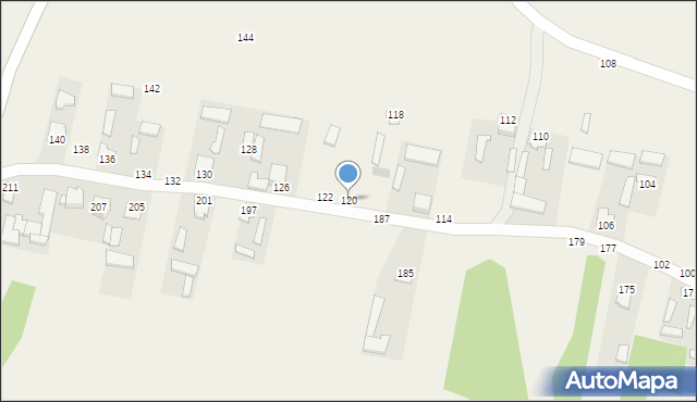 Hutków, Hutków, 120, mapa Hutków