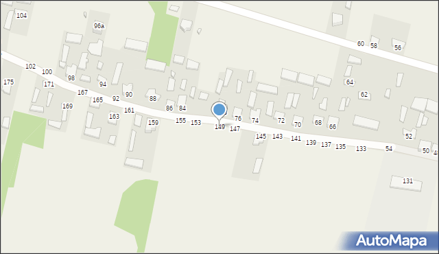 Hutków, Hutków, 149, mapa Hutków