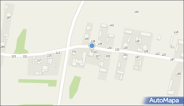 Hutków, Hutków, 209, mapa Hutków