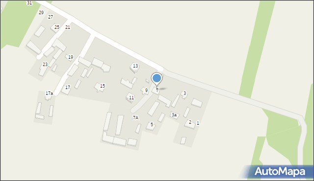 Hutków, Hutków, 7, mapa Hutków