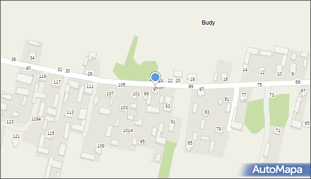 Hutków, Hutków, 97, mapa Hutków
