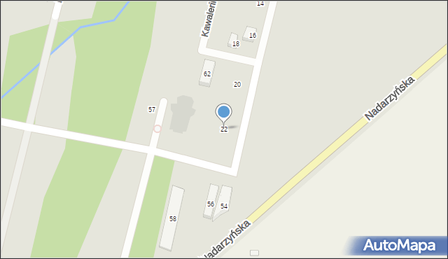 Kobyłka, Husarii, 22, mapa Kobyłka