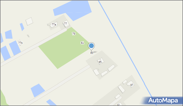 Przędzel, Hubala Henryka, mjr., 83, mapa Przędzel