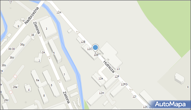 Stronie Śląskie, Hutnicza, 12d, mapa Stronie Śląskie