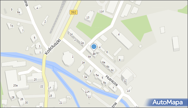 Stronie Śląskie, Hutnicza, 4b, mapa Stronie Śląskie