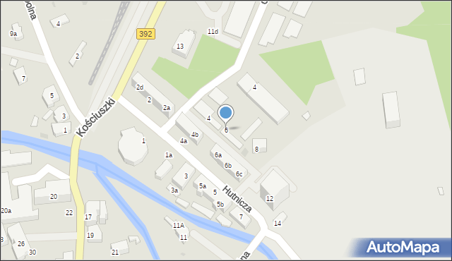 Stronie Śląskie, Hutnicza, 6, mapa Stronie Śląskie