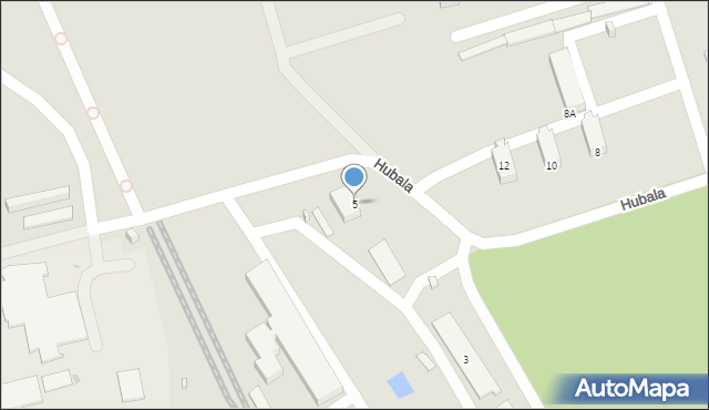 Suwałki, Hubala Henryka, mjr., 5, mapa Suwałk