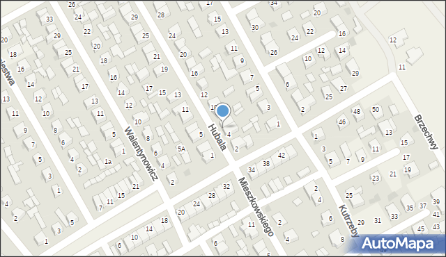 Święciechowa, Hubala Henryka, mjr., 6, mapa Święciechowa