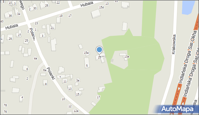 Szydłowiec, Hubala Henryka, mjr., 15, mapa Szydłowiec