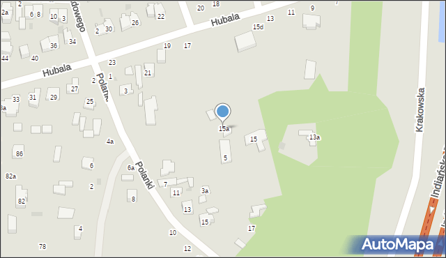 Szydłowiec, Hubala Henryka, mjr., 15a, mapa Szydłowiec