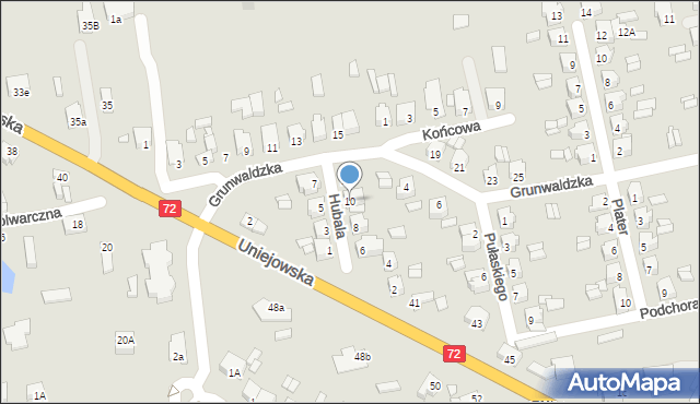 Turek, Hubala Henryka, mjr., 10, mapa Turka