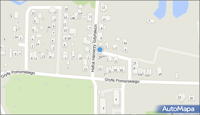 Wejherowo, Hufca Harcerzy Gdyńskich, 2A, mapa Wejherowo
