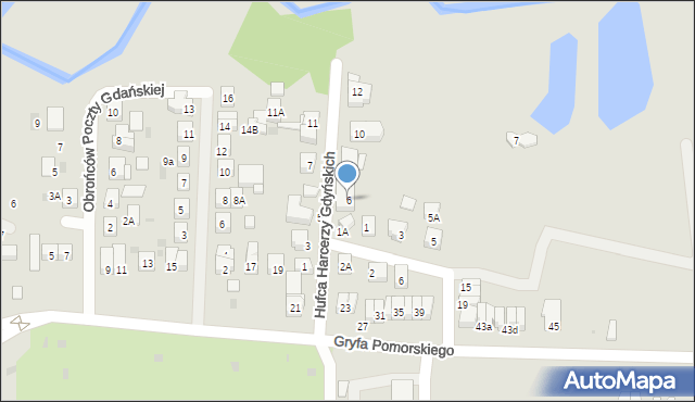 Wejherowo, Hufca Harcerzy Gdyńskich, 6, mapa Wejherowo