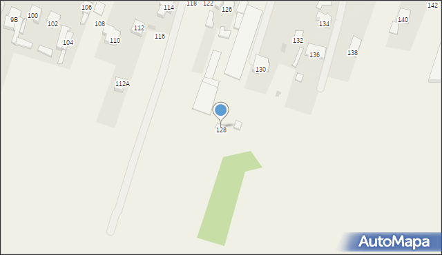 Wola Zaradzyńska, Hubala Henryka, mjr., 128, mapa Wola Zaradzyńska